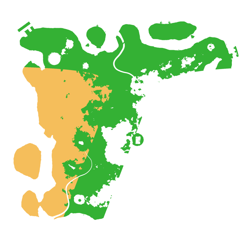Biome Rust Map: Procedural Map, Size: 3550, Seed: 53082813