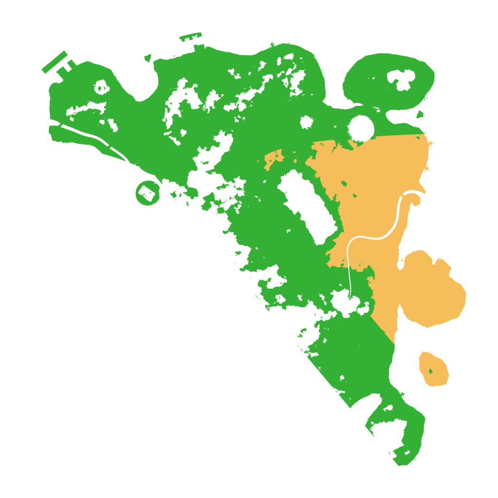 Biome Rust Map: Procedural Map, Size: 3400, Seed: 42127107