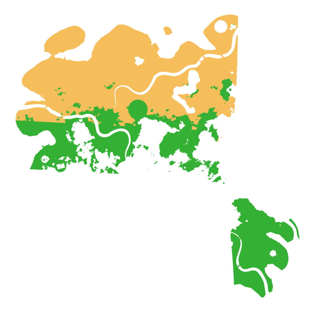 Biome Rust Map: Procedural Map, Size: 4400, Seed: 86797942