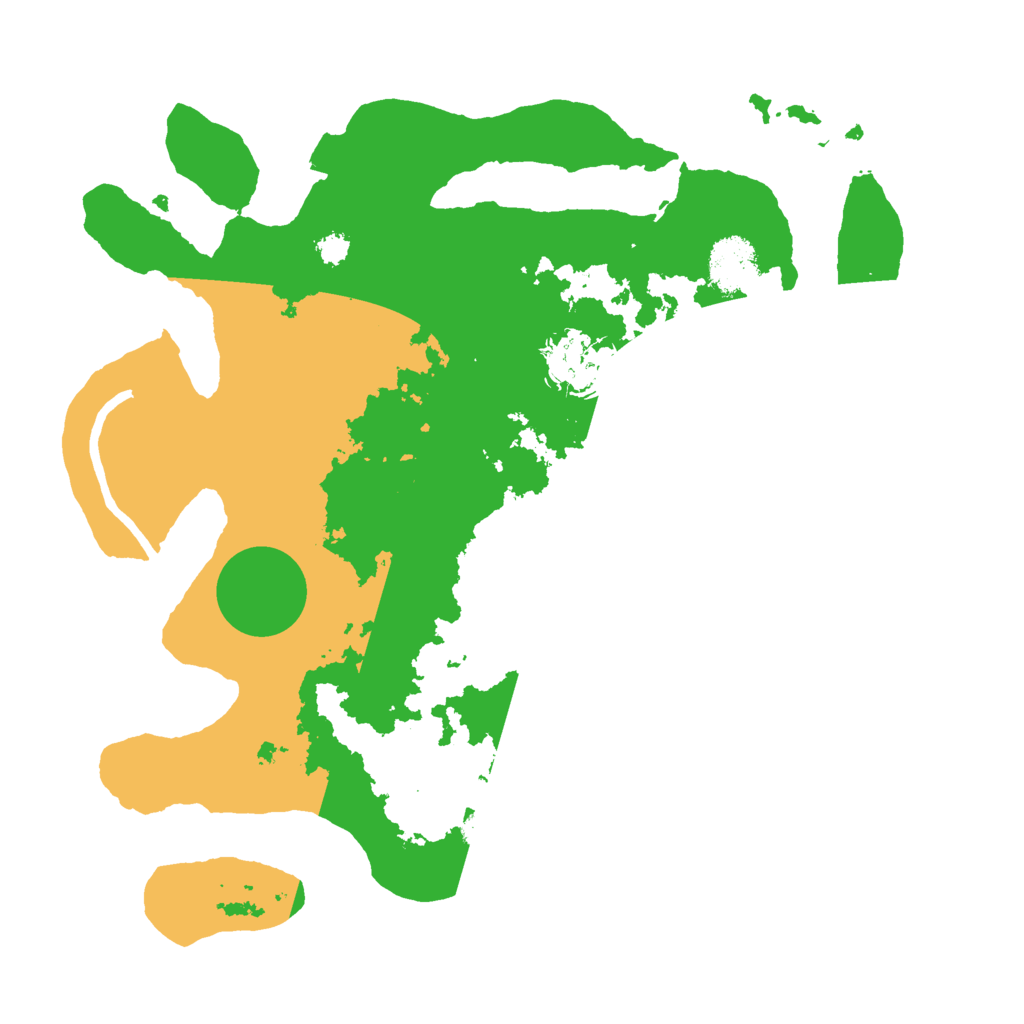 Biome Rust Map: Procedural Map, Size: 3000, Seed: 18975
