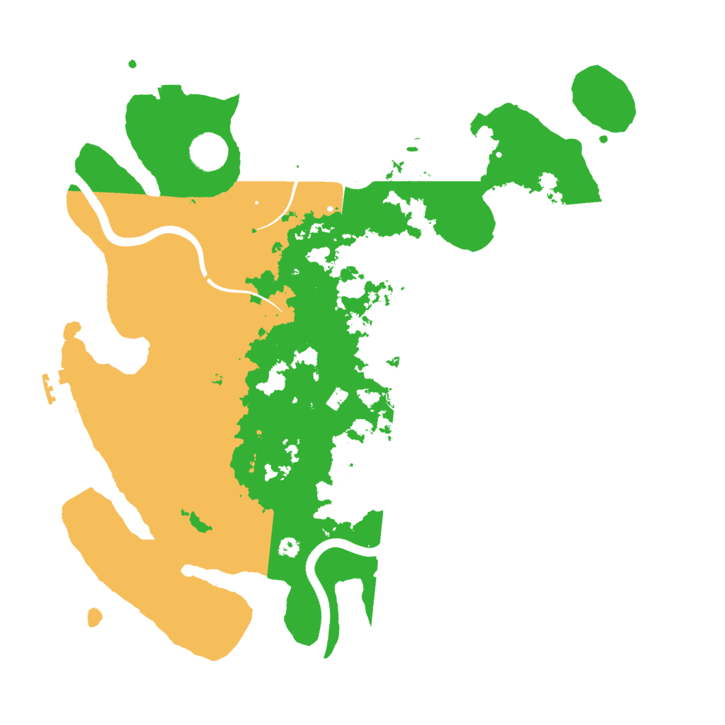 Biome Rust Map: Procedural Map, Size: 3600, Seed: 74104331