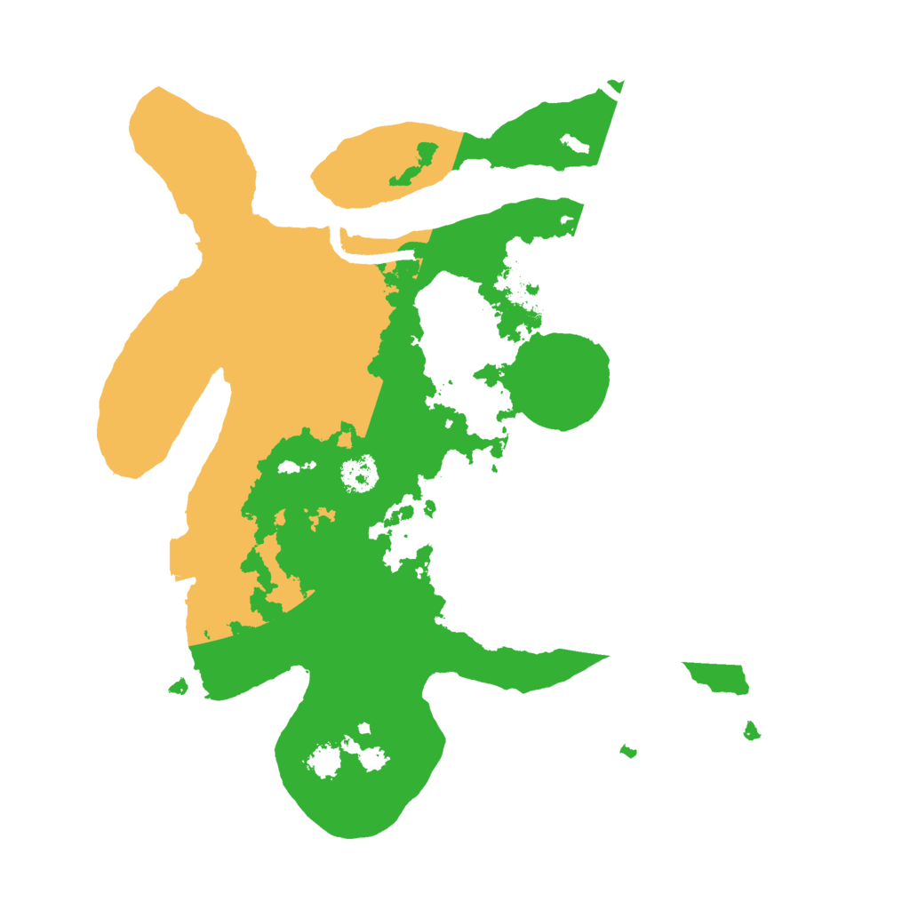 Biome Rust Map: Procedural Map, Size: 2500, Seed: 26102023