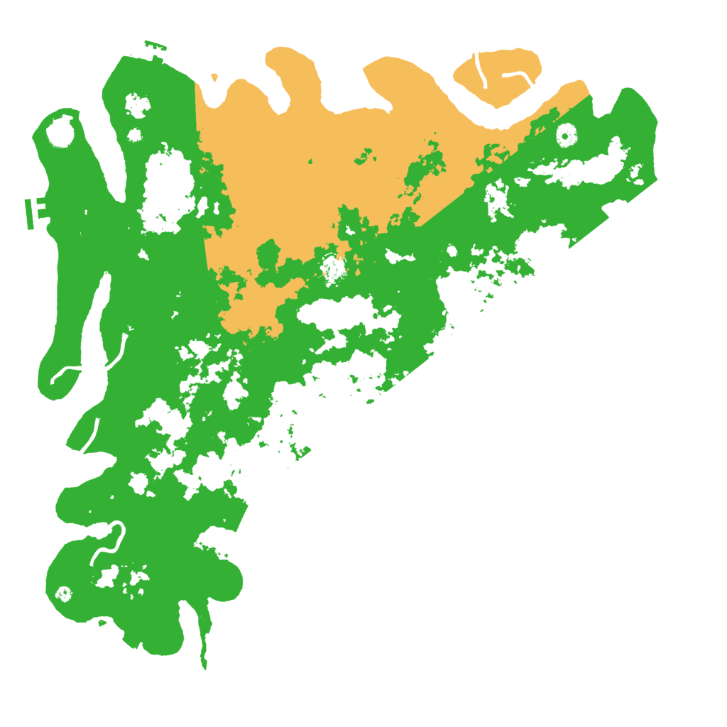 Biome Rust Map: Procedural Map, Size: 4800, Seed: 569519364