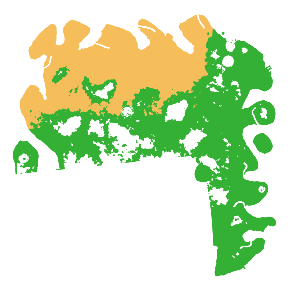 Biome Rust Map: Procedural Map, Size: 4500, Seed: 106189916