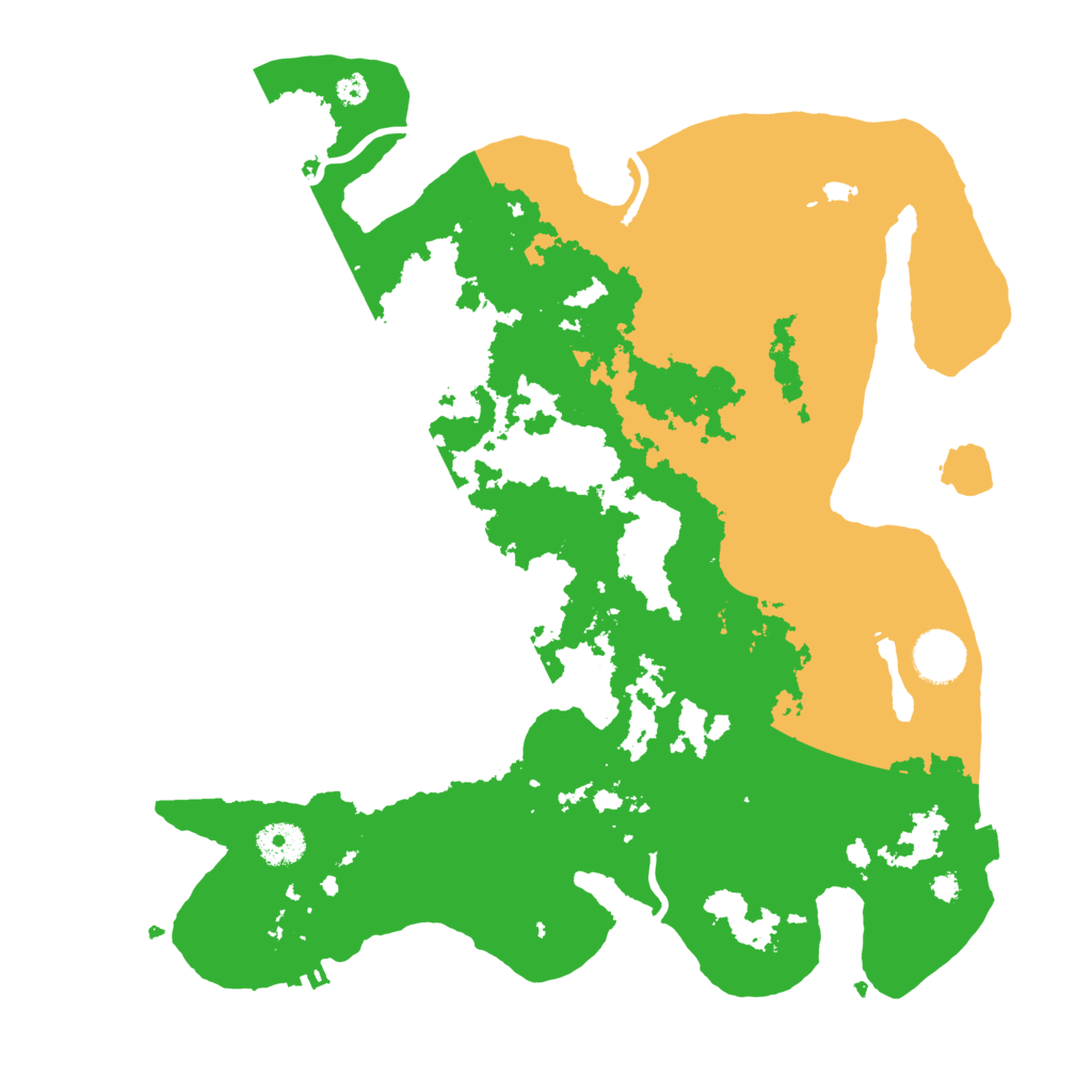 Biome Rust Map: Procedural Map, Size: 3600, Seed: 4419966