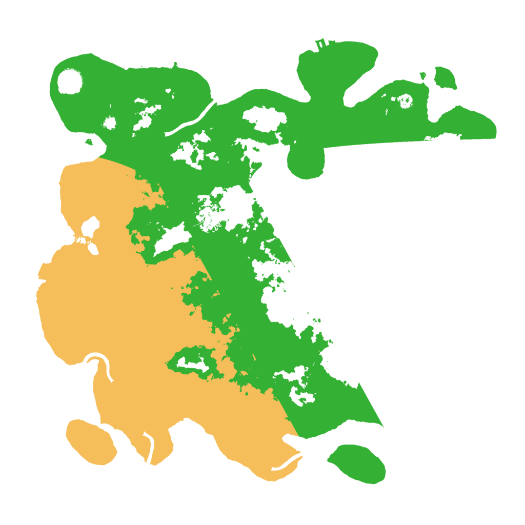 Biome Rust Map: Procedural Map, Size: 3700, Seed: 28823260