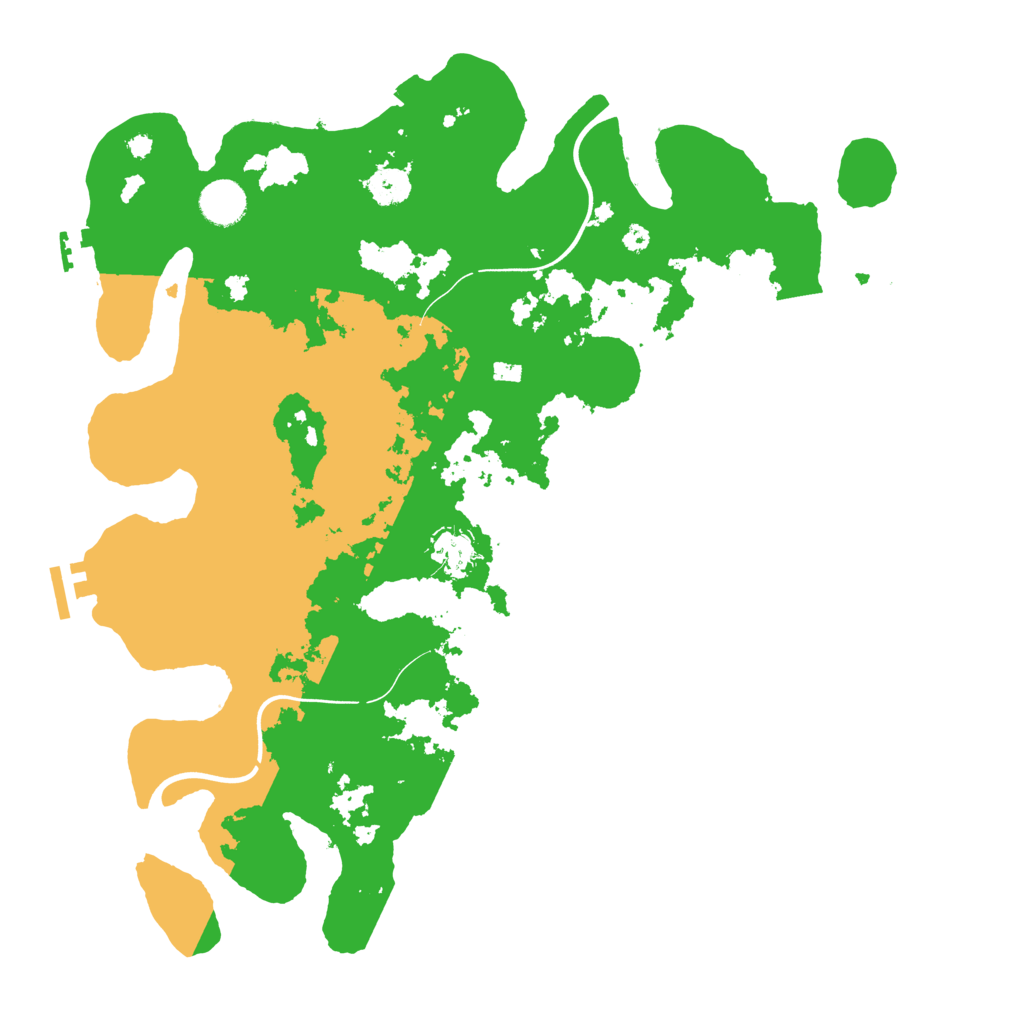 Biome Rust Map: Procedural Map, Size: 3900, Seed: 67740558
