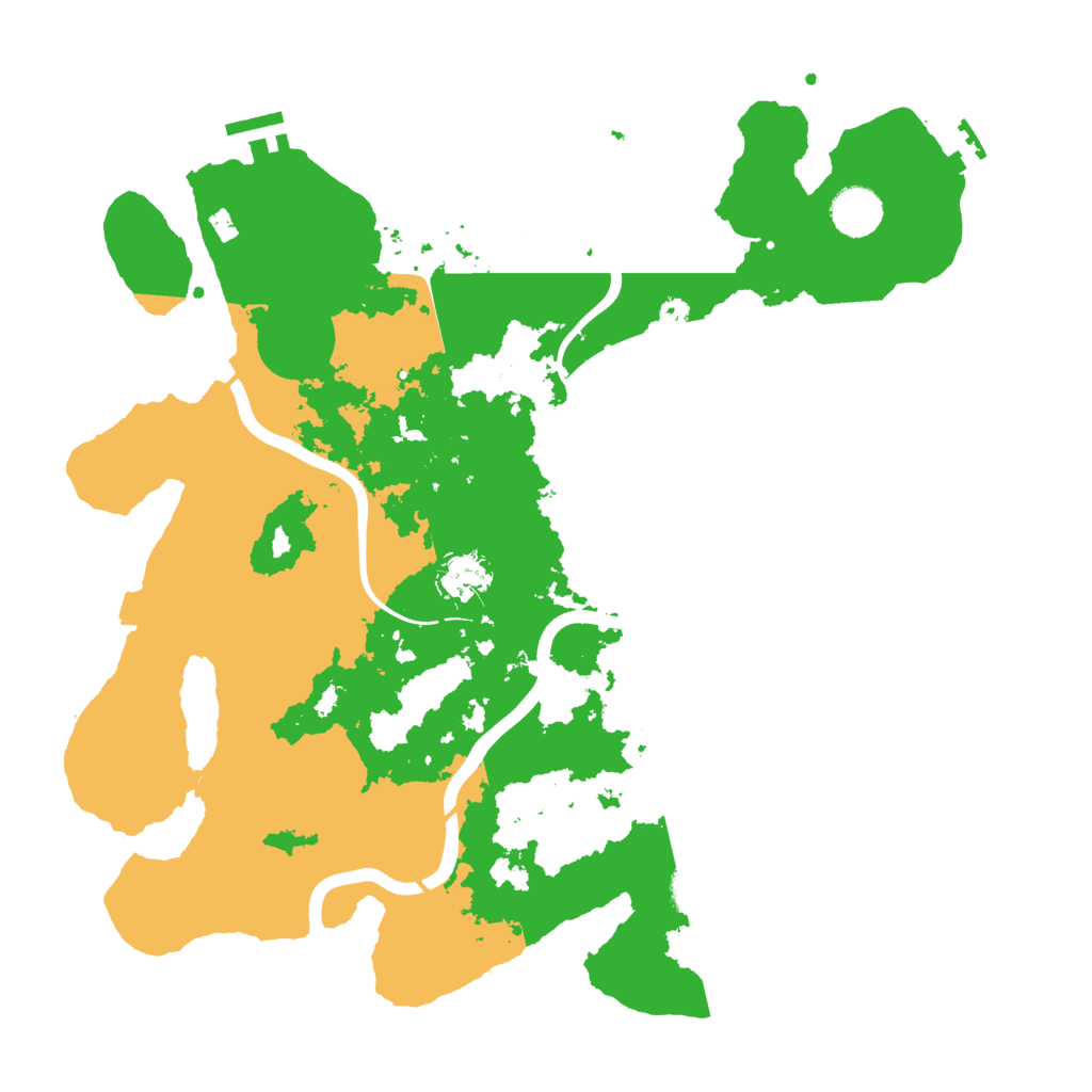 Biome Rust Map: Procedural Map, Size: 3800, Seed: 56070296