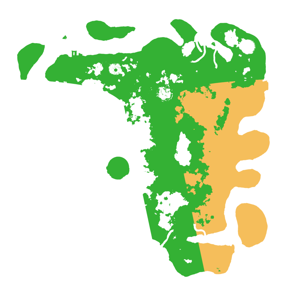 Biome Rust Map: Procedural Map, Size: 3650, Seed: 91530854
