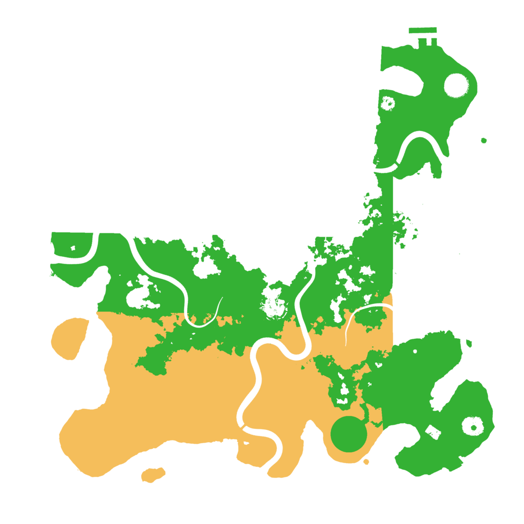 Biome Rust Map: Procedural Map, Size: 3800, Seed: 74440640