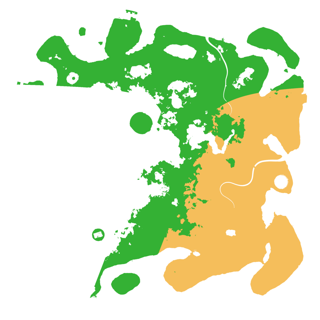 Biome Rust Map: Procedural Map, Size: 4100, Seed: 15490670