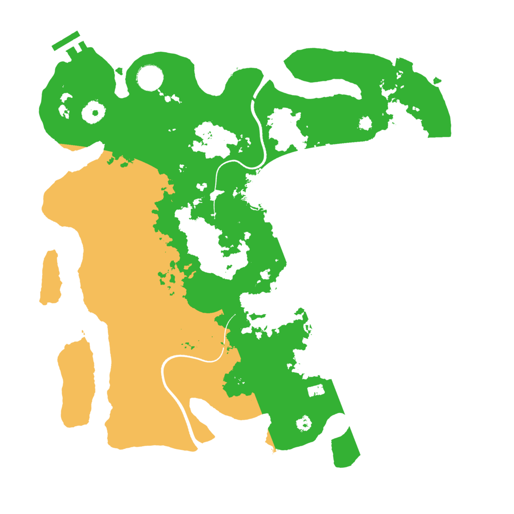 Biome Rust Map: Procedural Map, Size: 3450, Seed: 51420840