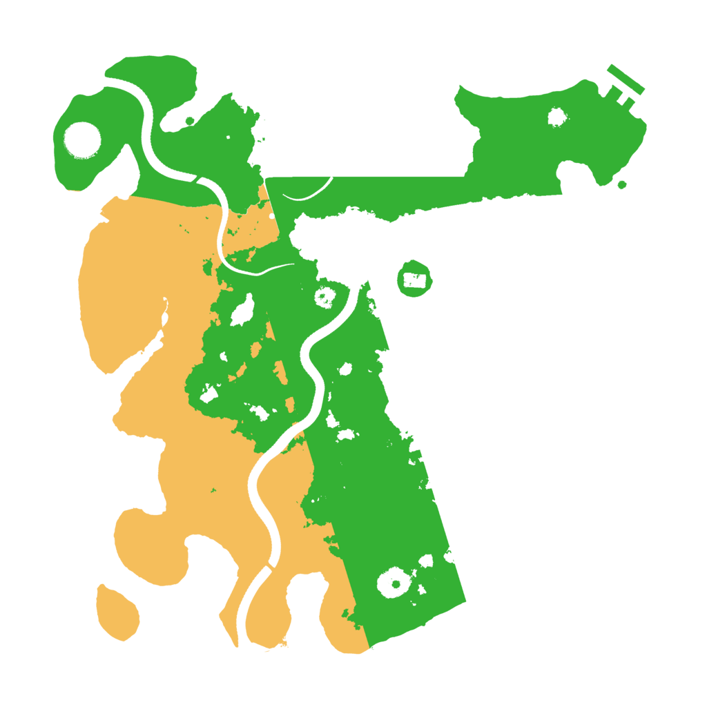 Biome Rust Map: Procedural Map, Size: 3400, Seed: 37677065