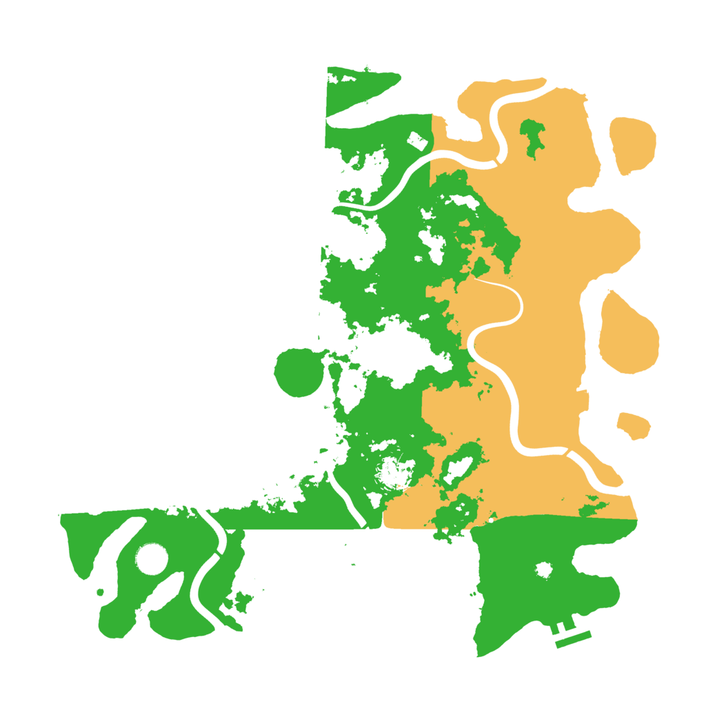 Biome Rust Map: Procedural Map, Size: 3900, Seed: 24459091