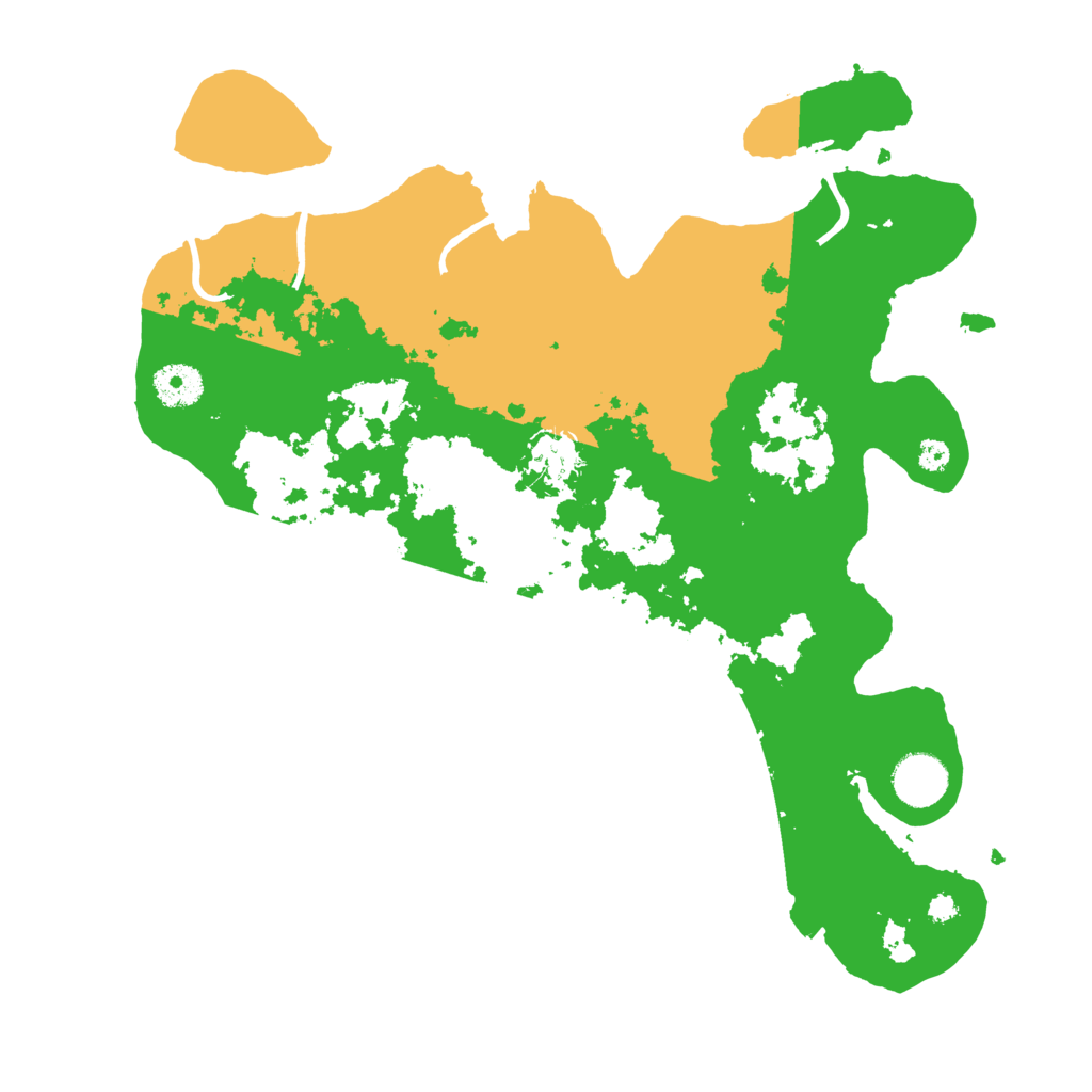 Biome Rust Map: Procedural Map, Size: 3550, Seed: 36797526