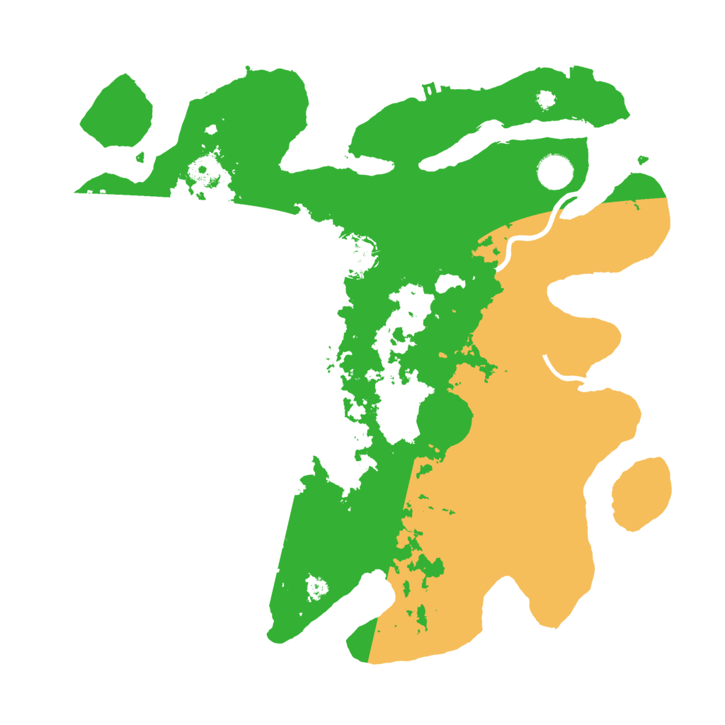 Biome Rust Map: Procedural Map, Size: 3600, Seed: 51360717