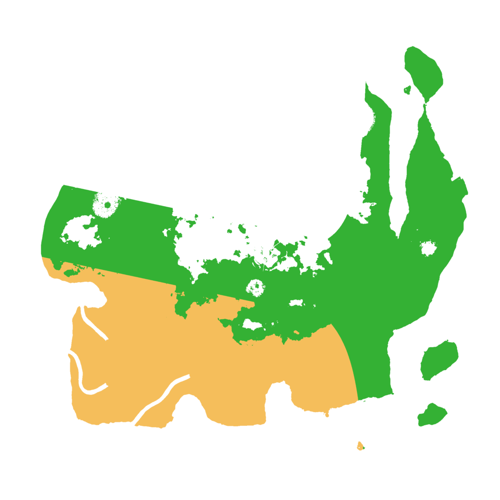 Biome Rust Map: Procedural Map, Size: 3000, Seed: 4972810