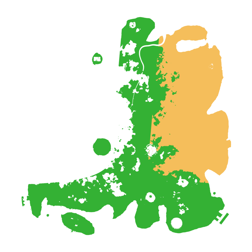 Biome Rust Map: Procedural Map, Size: 3950, Seed: 11397736