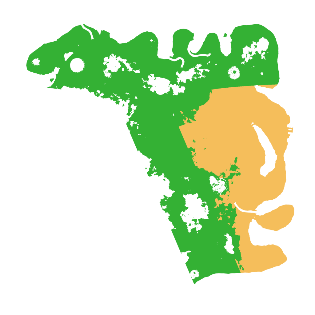 Biome Rust Map: Procedural Map, Size: 3900, Seed: 44482068