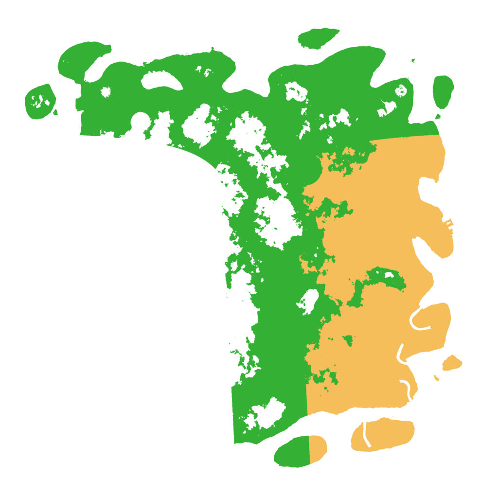 Biome Rust Map: Procedural Map, Size: 4500, Seed: 1310310312