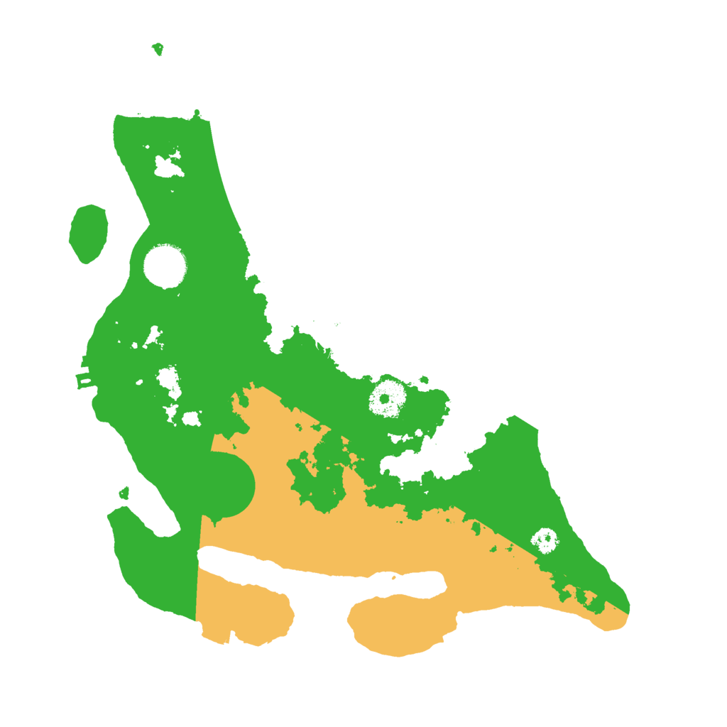 Biome Rust Map: Procedural Map, Size: 3000, Seed: 4096582