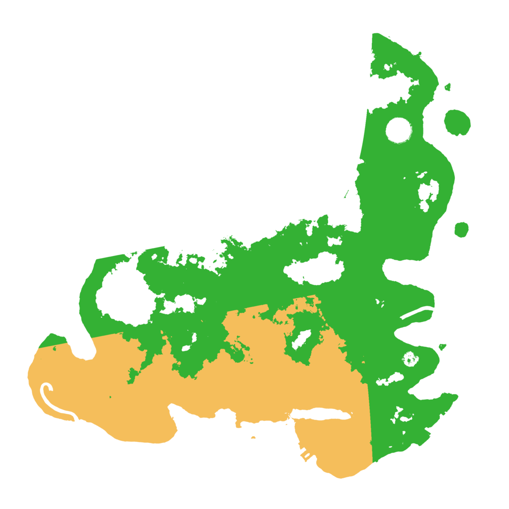 Biome Rust Map: Procedural Map, Size: 3500, Seed: 557102736