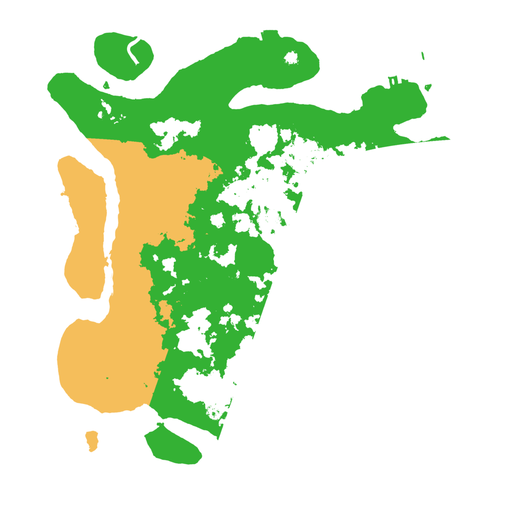 Biome Rust Map: Procedural Map, Size: 3500, Seed: 428749675