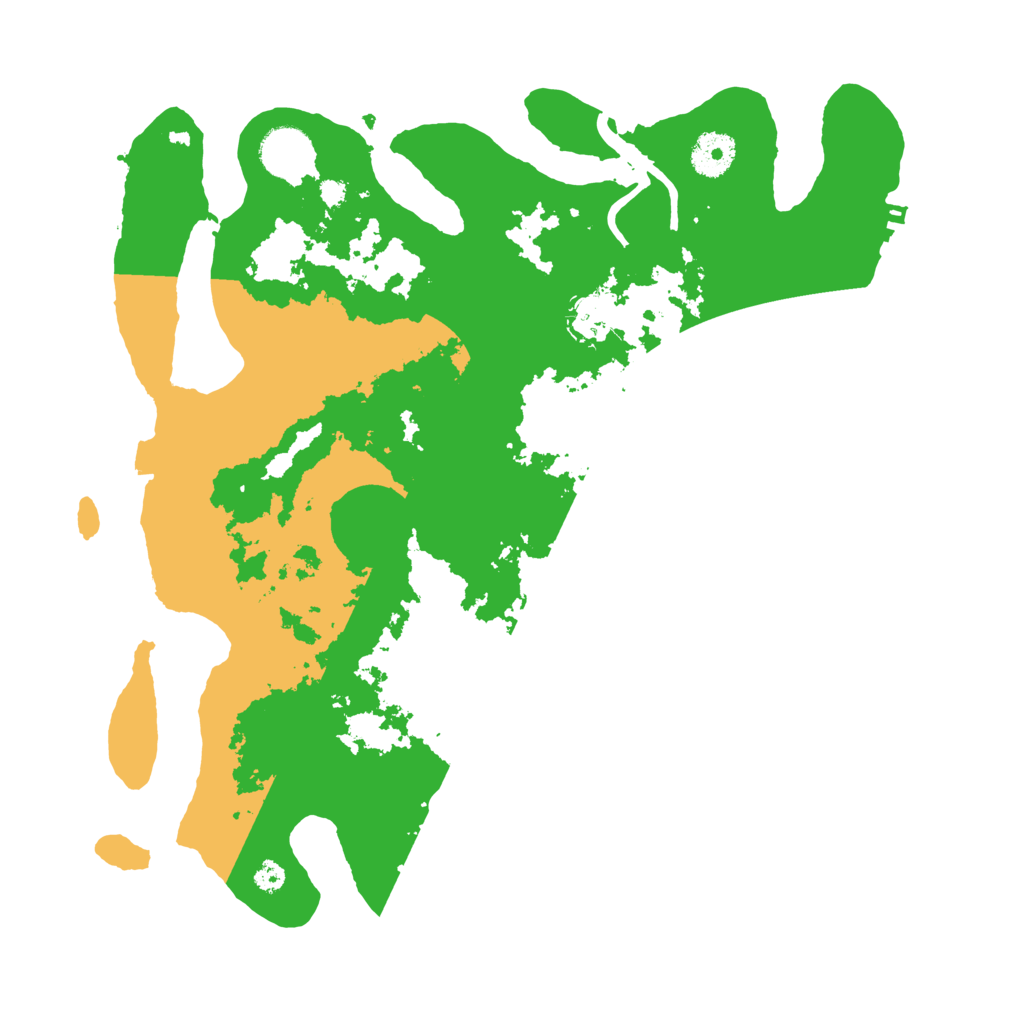 Biome Rust Map: Procedural Map, Size: 3500, Seed: 389515834