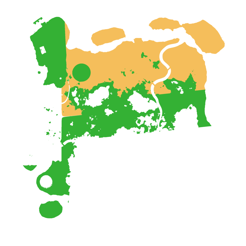 Biome Rust Map: Procedural Map, Size: 3600, Seed: 82638294