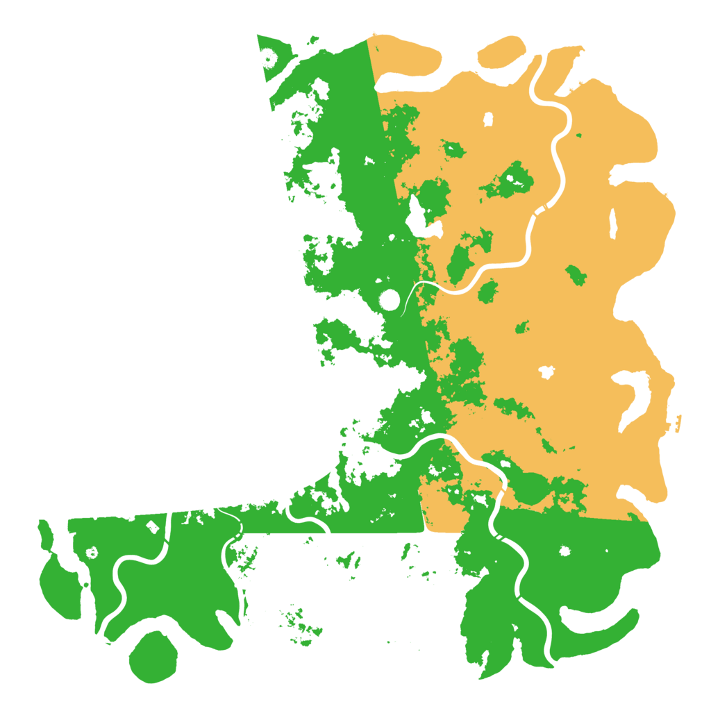 Biome Rust Map: Procedural Map, Size: 6000, Seed: 49562318