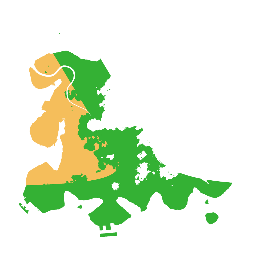 Biome Rust Map: Procedural Map, Size: 3000, Seed: 159934
