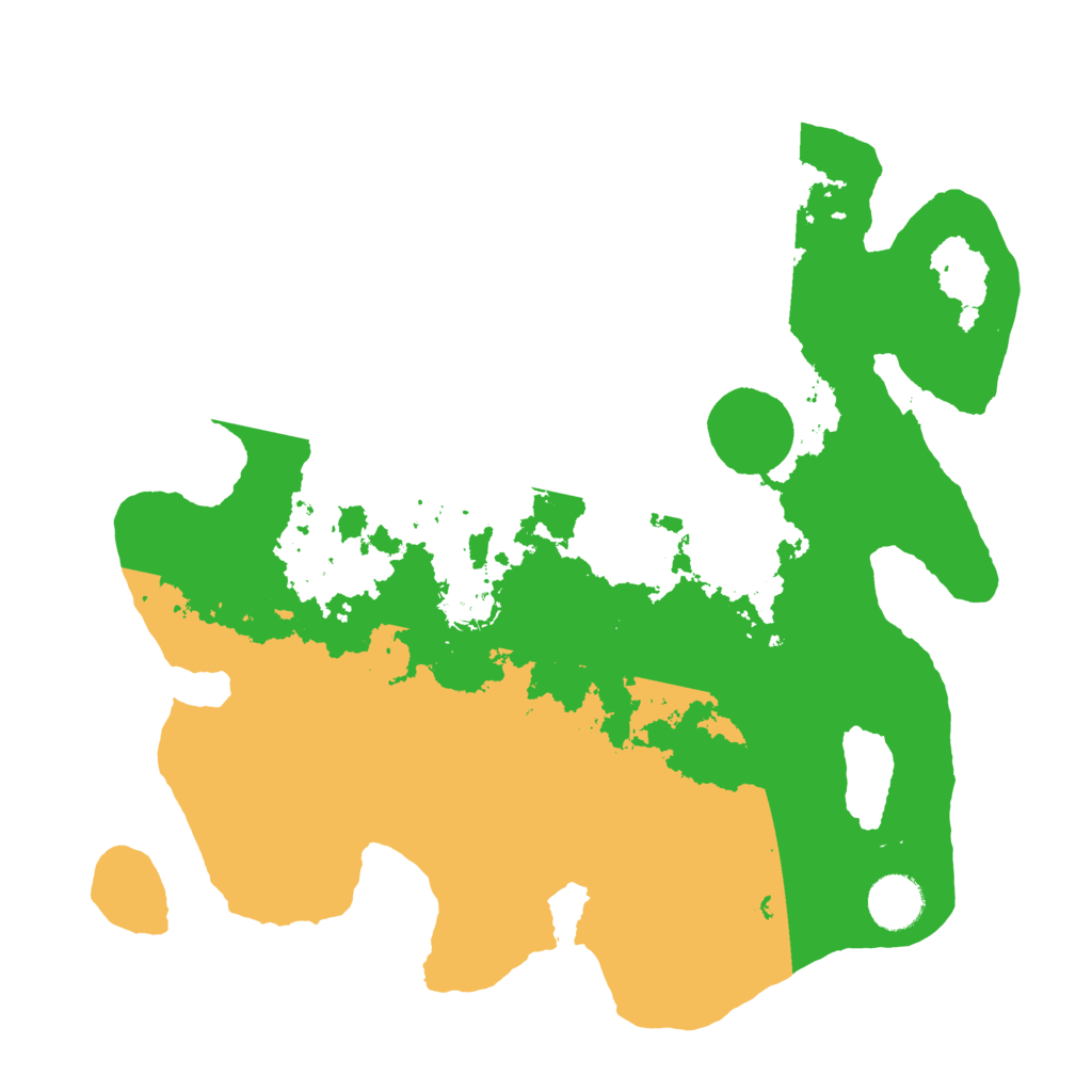 Biome Rust Map: Barren, Size: 3500, Seed: 1049215250