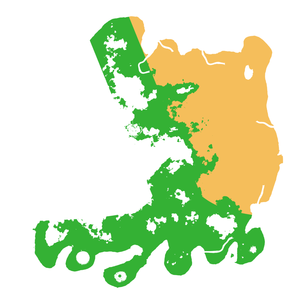 Biome Rust Map: Procedural Map, Size: 4000, Seed: 13001746