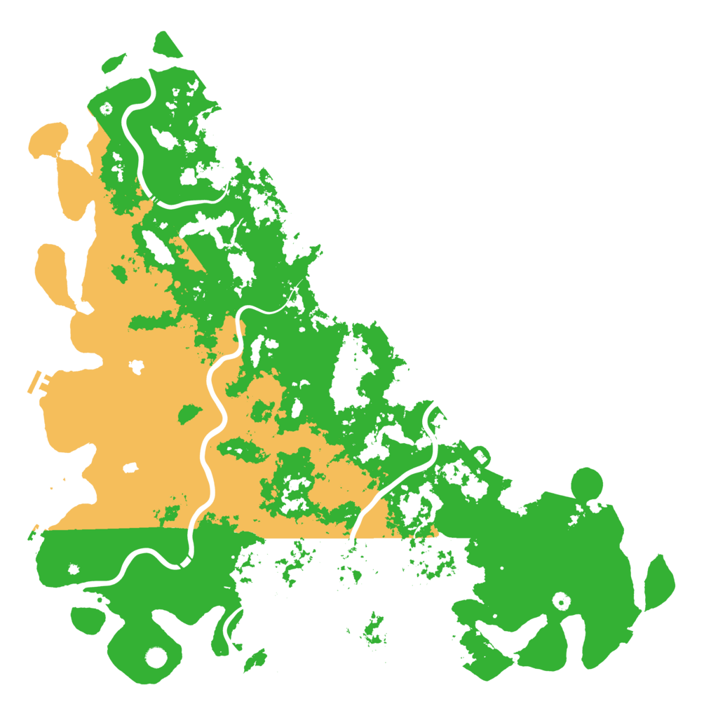 Biome Rust Map: Procedural Map, Size: 6000, Seed: 2029374871