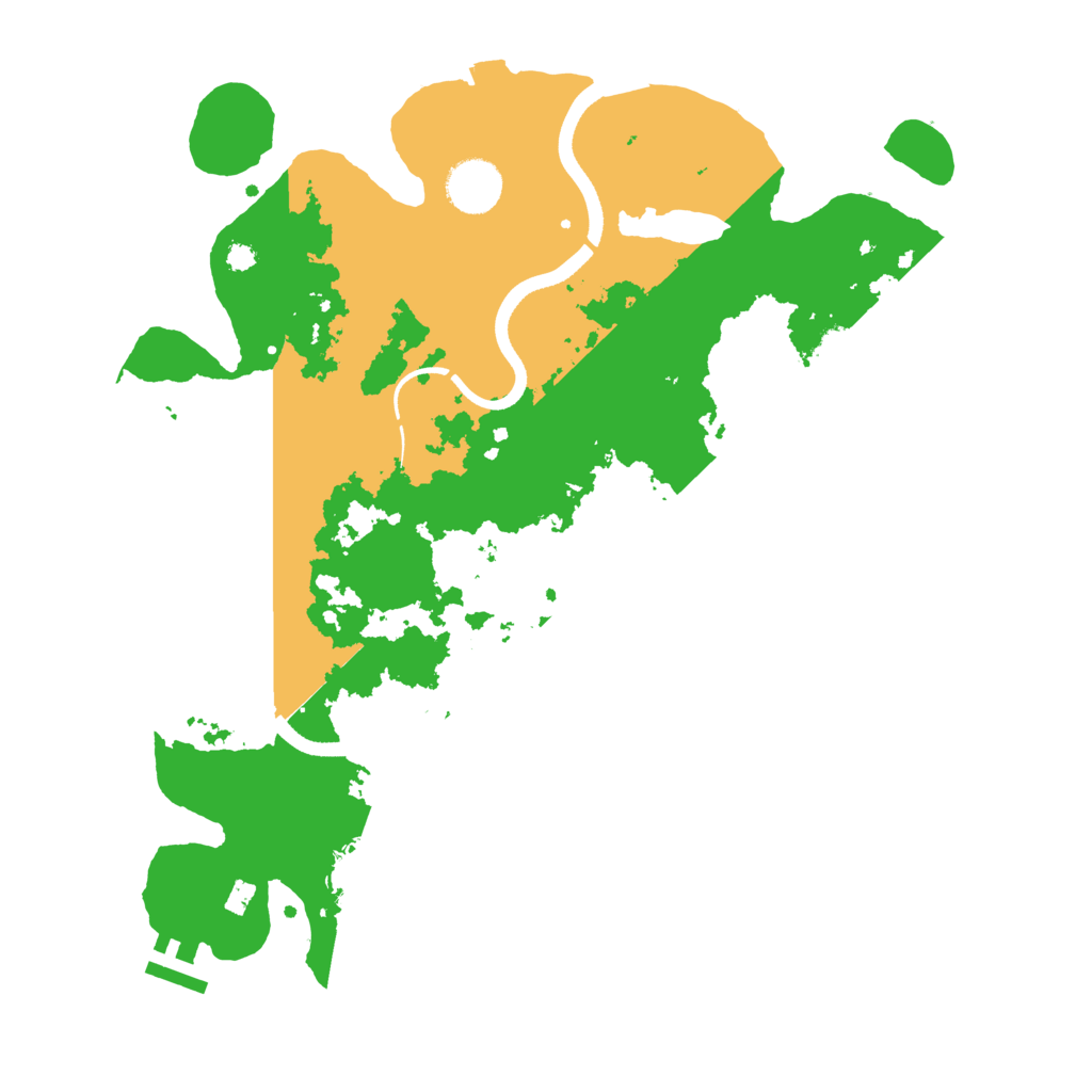 Biome Rust Map: Procedural Map, Size: 3500, Seed: 984178057