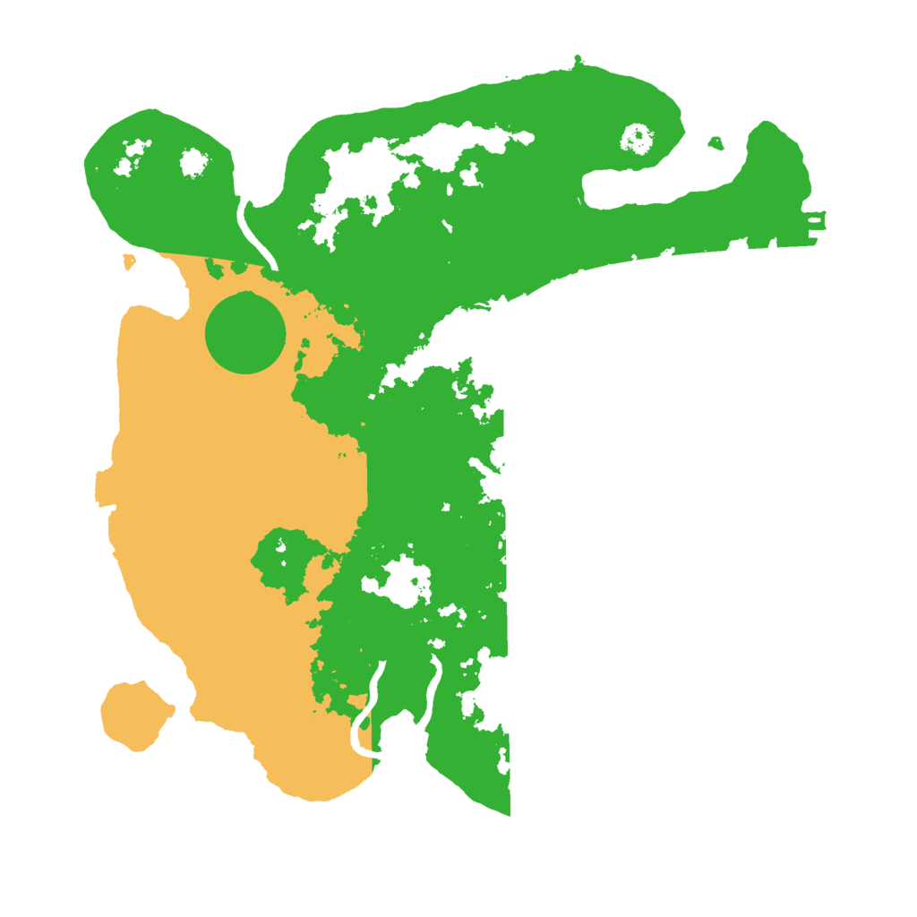 Biome Rust Map: Procedural Map, Size: 3000, Seed: 81478