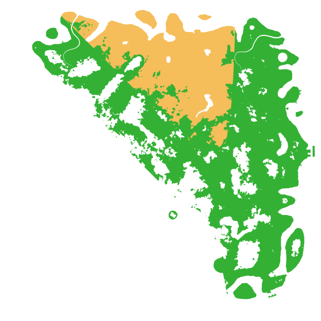 Biome Rust Map: Procedural Map, Size: 6000, Seed: 1701
