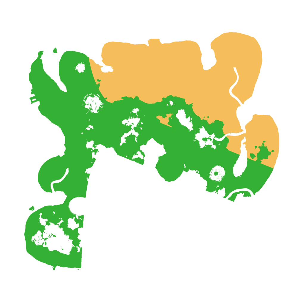 Biome Rust Map: Procedural Map, Size: 3000, Seed: 321699900