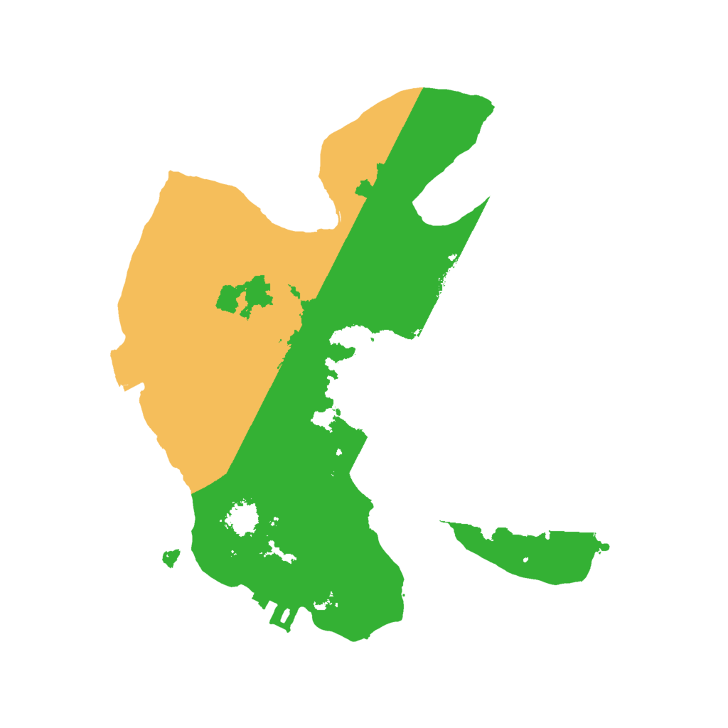 Biome Rust Map: Procedural Map, Size: 2000, Seed: 870484274