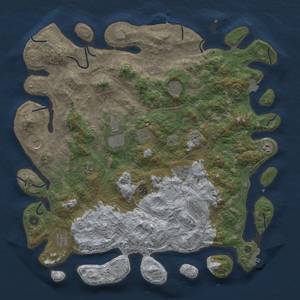 Thumbnail Rust Map: Procedural Map, Size: 4800, Seed: 538229773, 19 Monuments