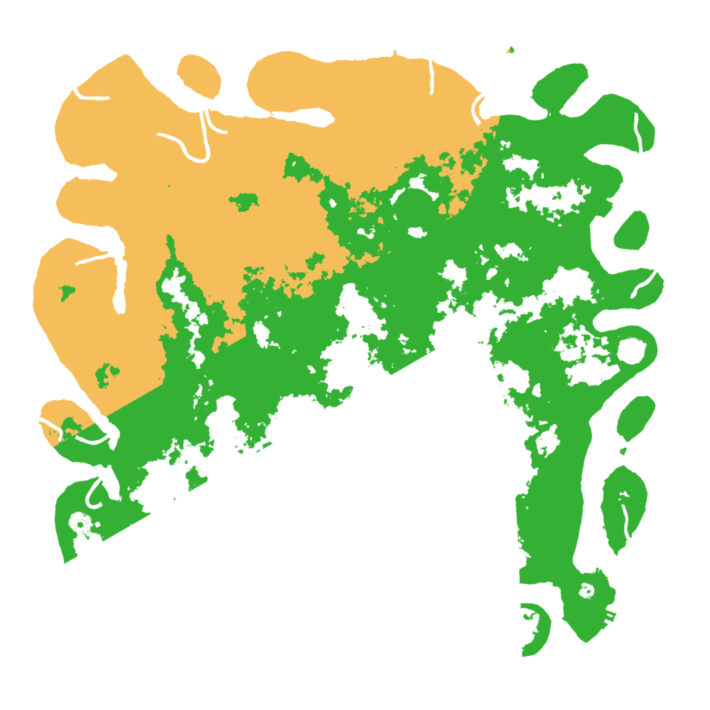 Biome Rust Map: Procedural Map, Size: 4800, Seed: 538229773