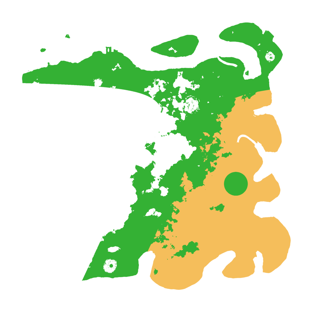 Biome Rust Map: Procedural Map, Size: 3500, Seed: 654873115