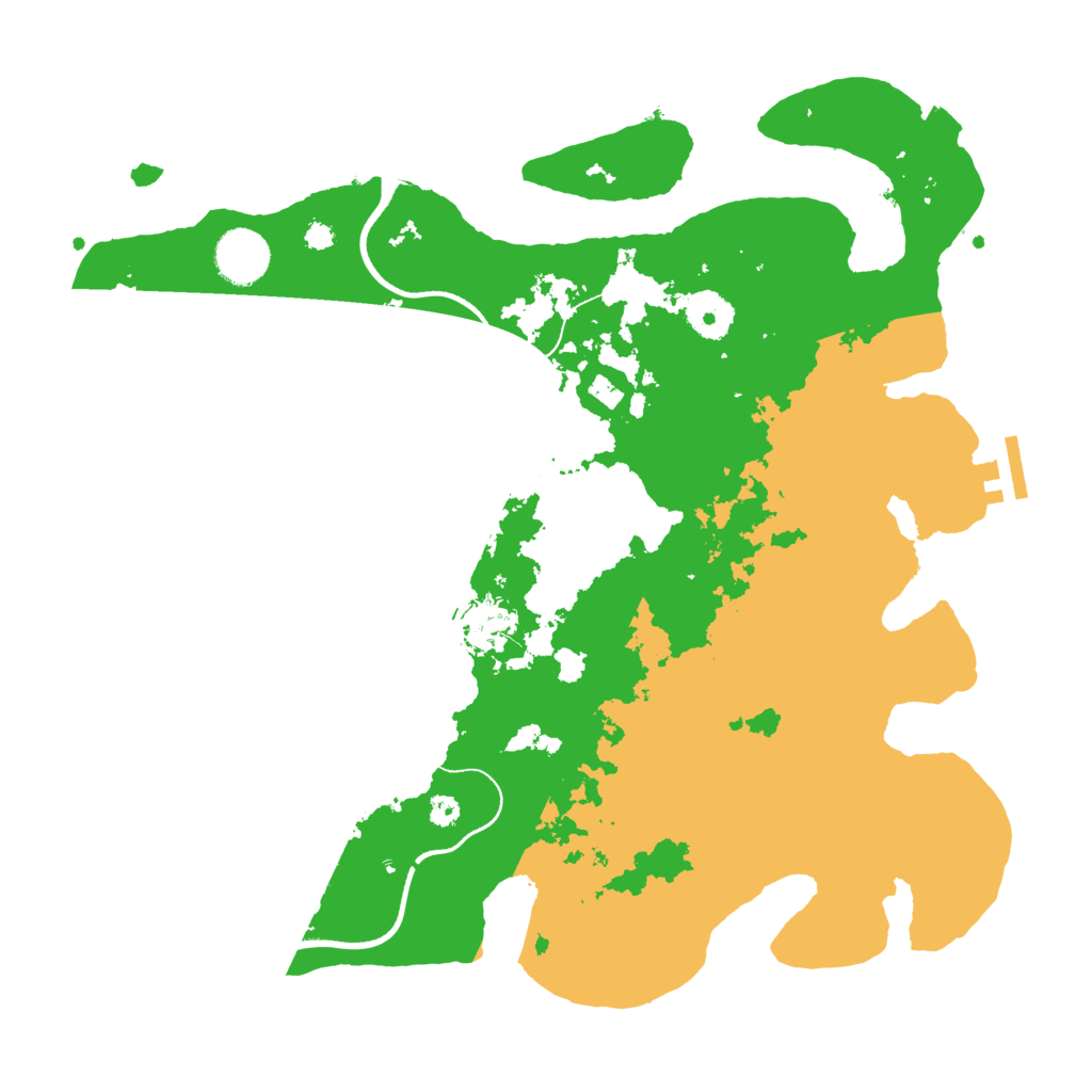 Biome Rust Map: Procedural Map, Size: 3500, Seed: 654873115