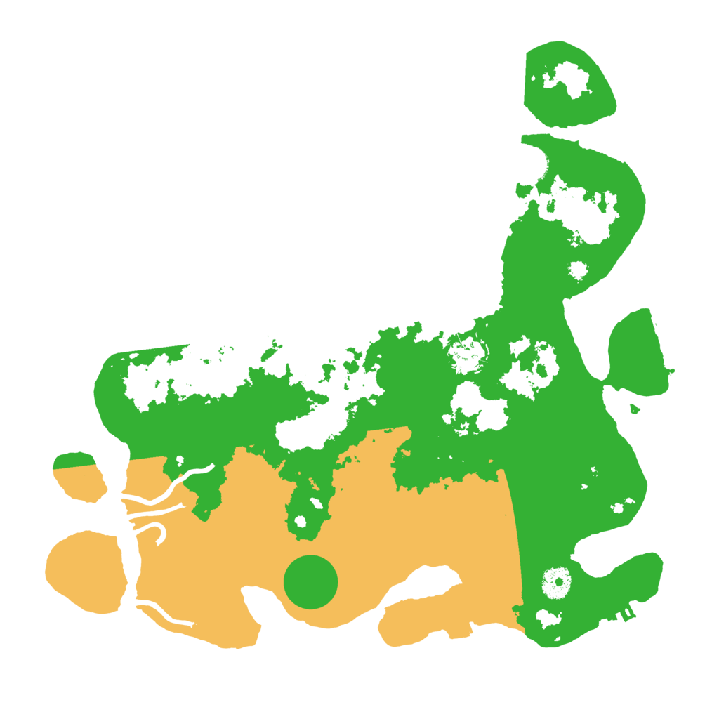 Biome Rust Map: Procedural Map, Size: 3500, Seed: 807778678