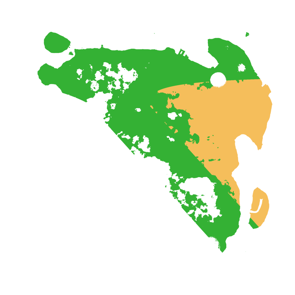 Biome Rust Map: Procedural Map, Size: 3500, Seed: 835139179