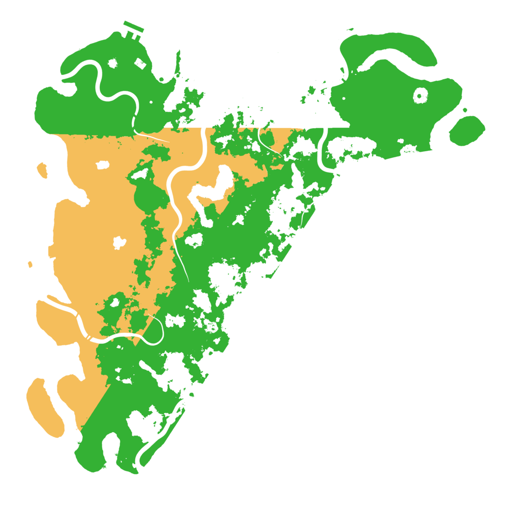 Biome Rust Map: Procedural Map, Size: 4900, Seed: 176048943