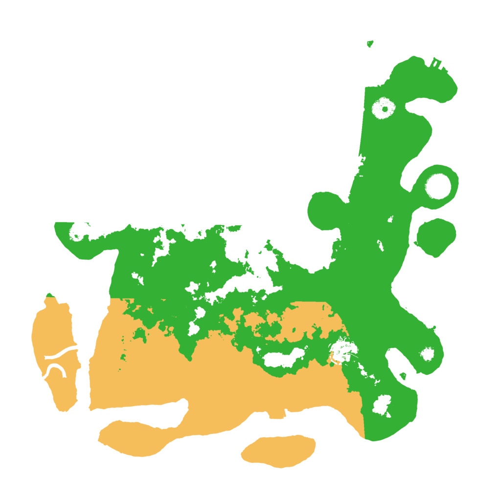 Biome Rust Map: Procedural Map, Size: 3500, Seed: 77601980