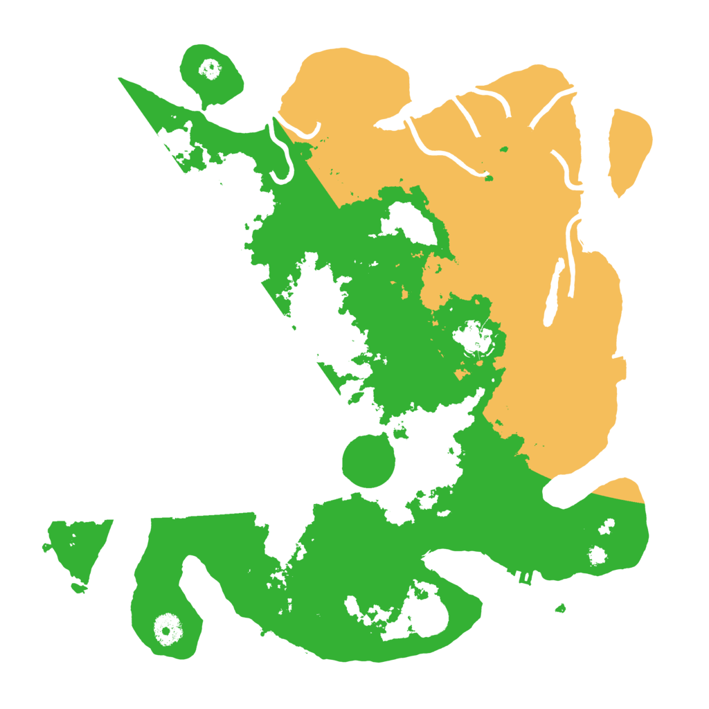 Biome Rust Map: Procedural Map, Size: 3550, Seed: 65965733