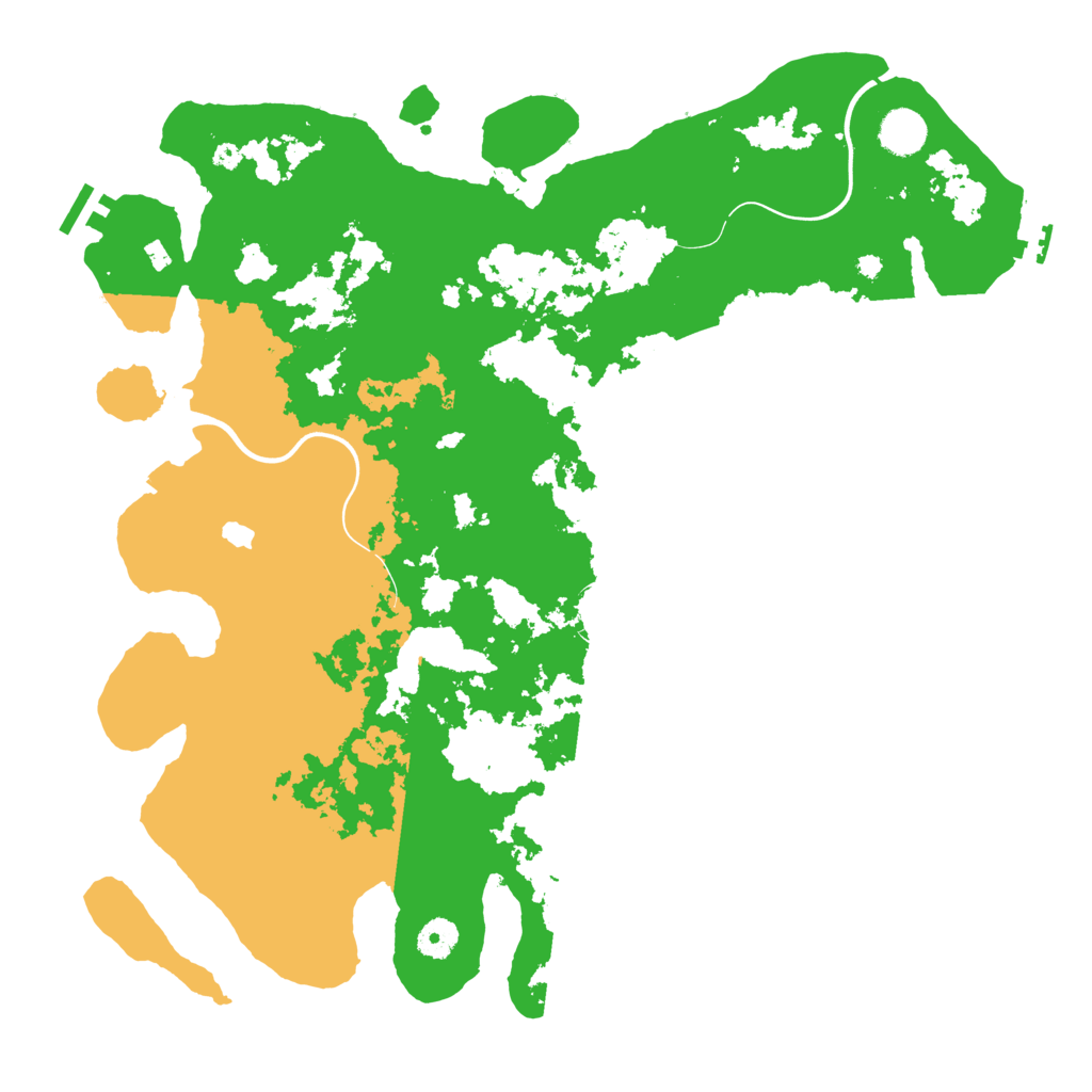 Biome Rust Map: Procedural Map, Size: 4100, Seed: 64189549
