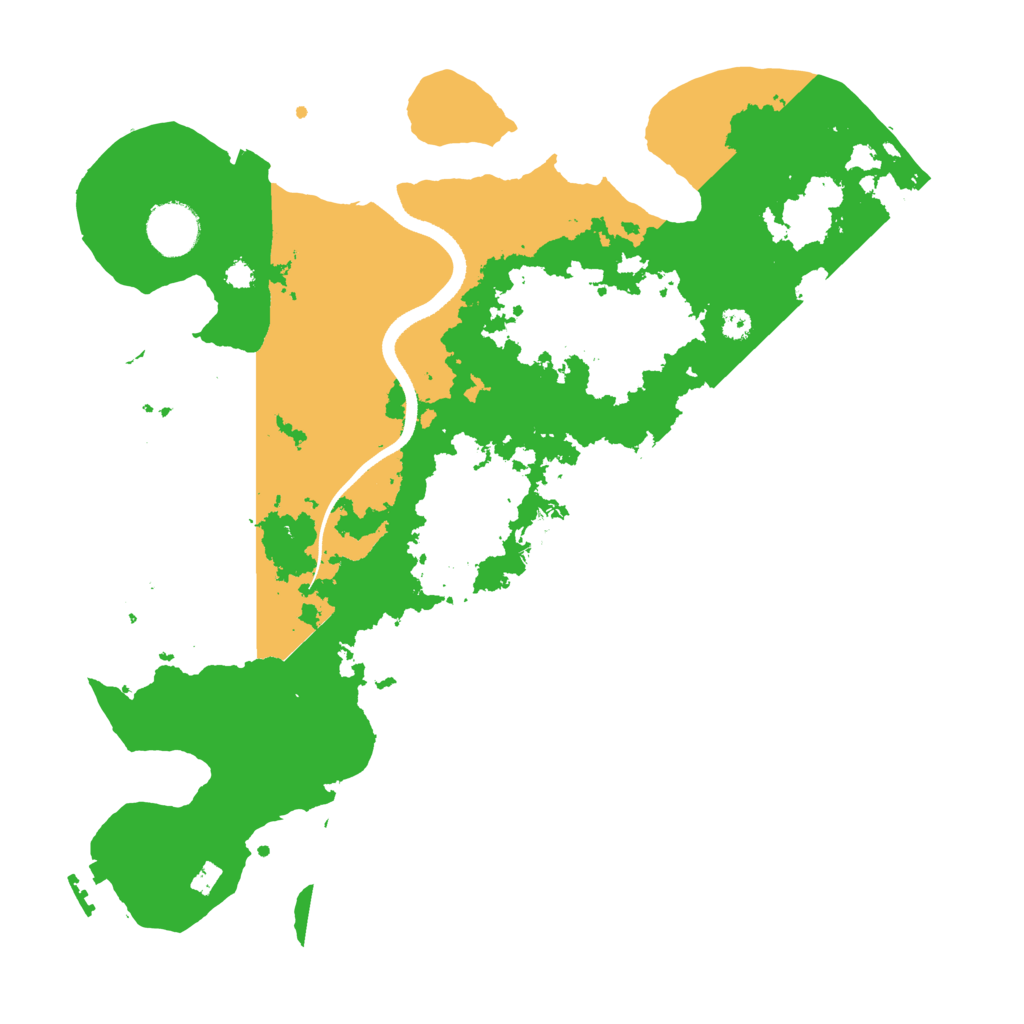 Biome Rust Map: Procedural Map, Size: 3450, Seed: 19185795
